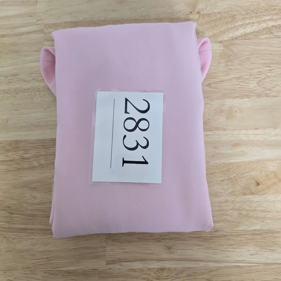 LIKELY Pink Criss Cross Neck Sheath Dress Knee Length Size 8 - Picture 10 of 11